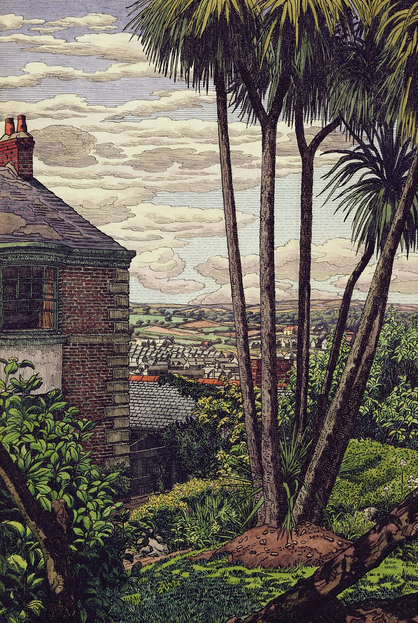 Ein Garten in Newlyn von Charles Ginner