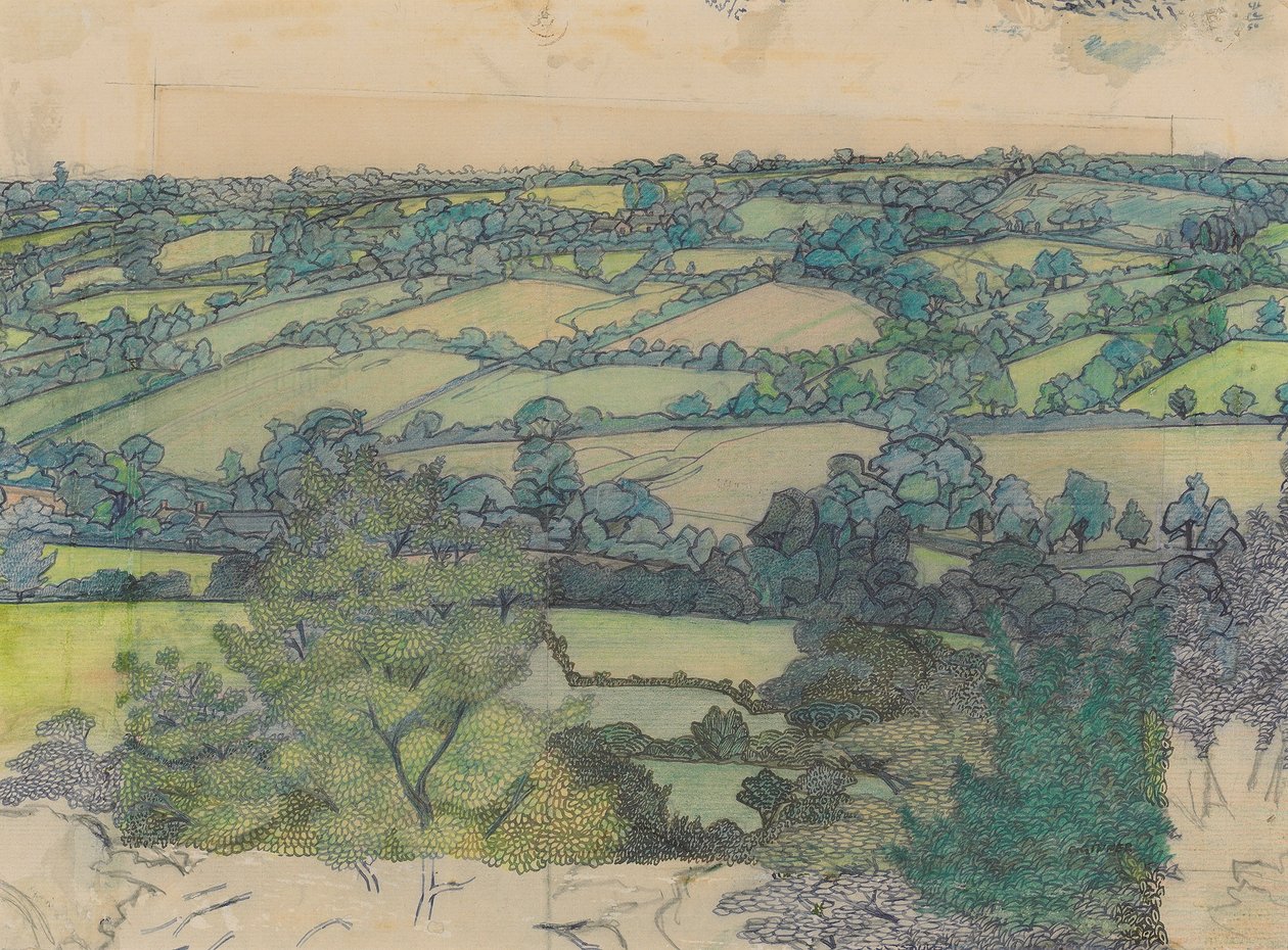 Applehayes, ca. 1912 von Charles Ginner