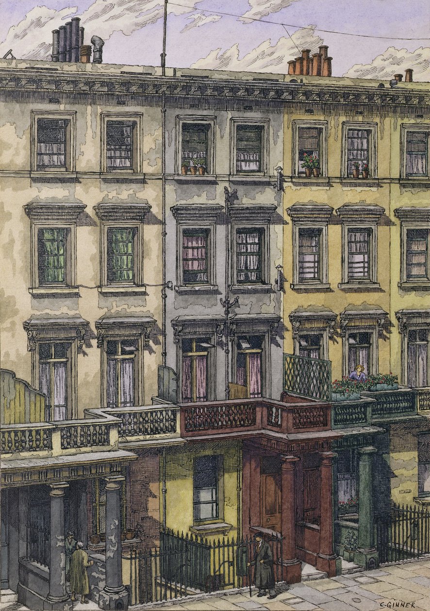 London Terrace von Charles Ginner