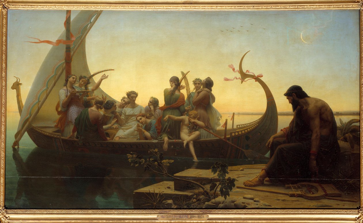 Verlorene Illusionen oder Abend von Charles Gleyre