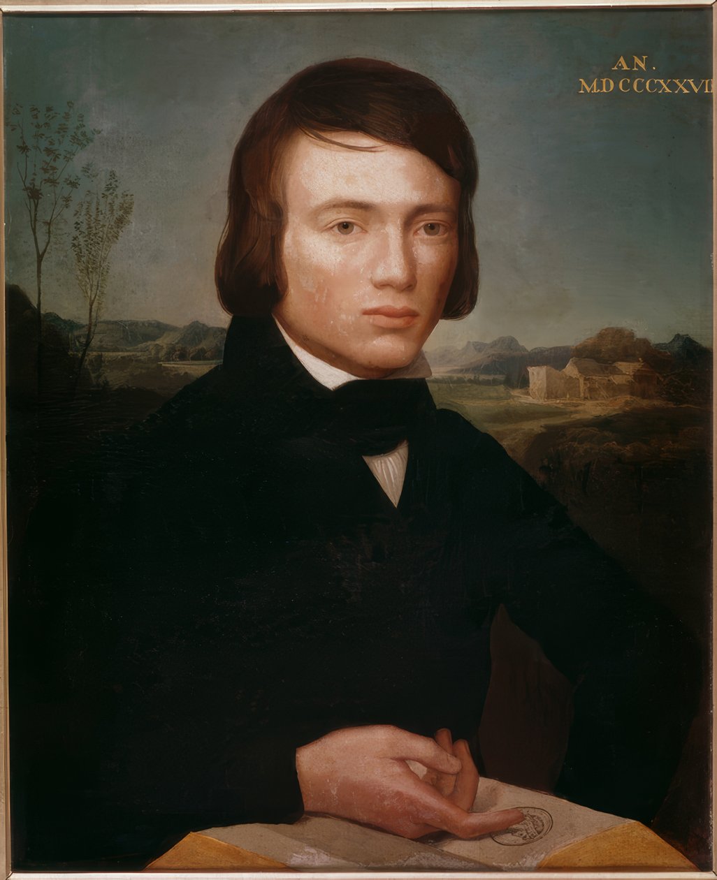 Selbstbildnis Charles Gleyre von Charles Gleyre