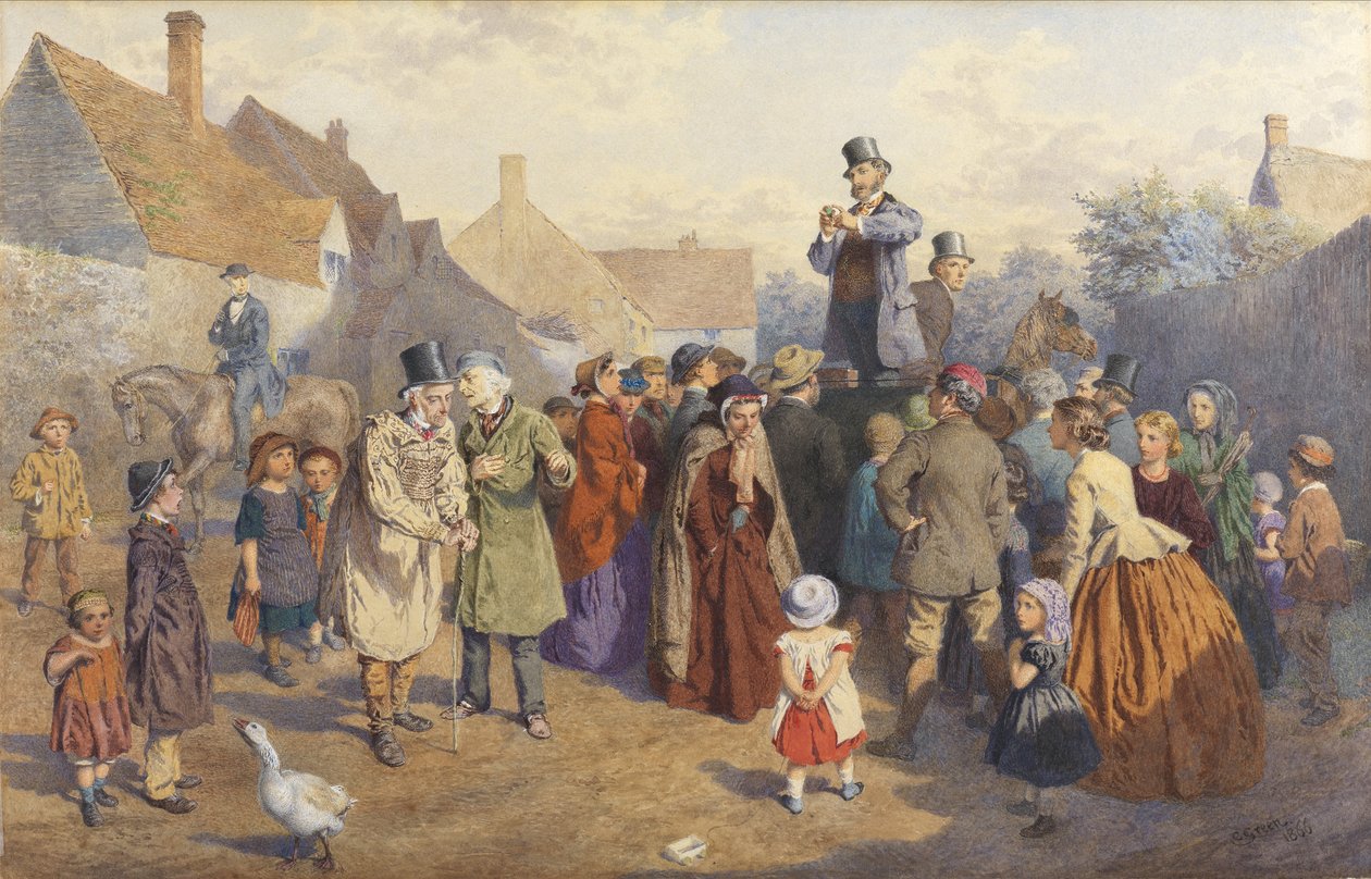 Der Quacksalber, 1866 von Charles Green