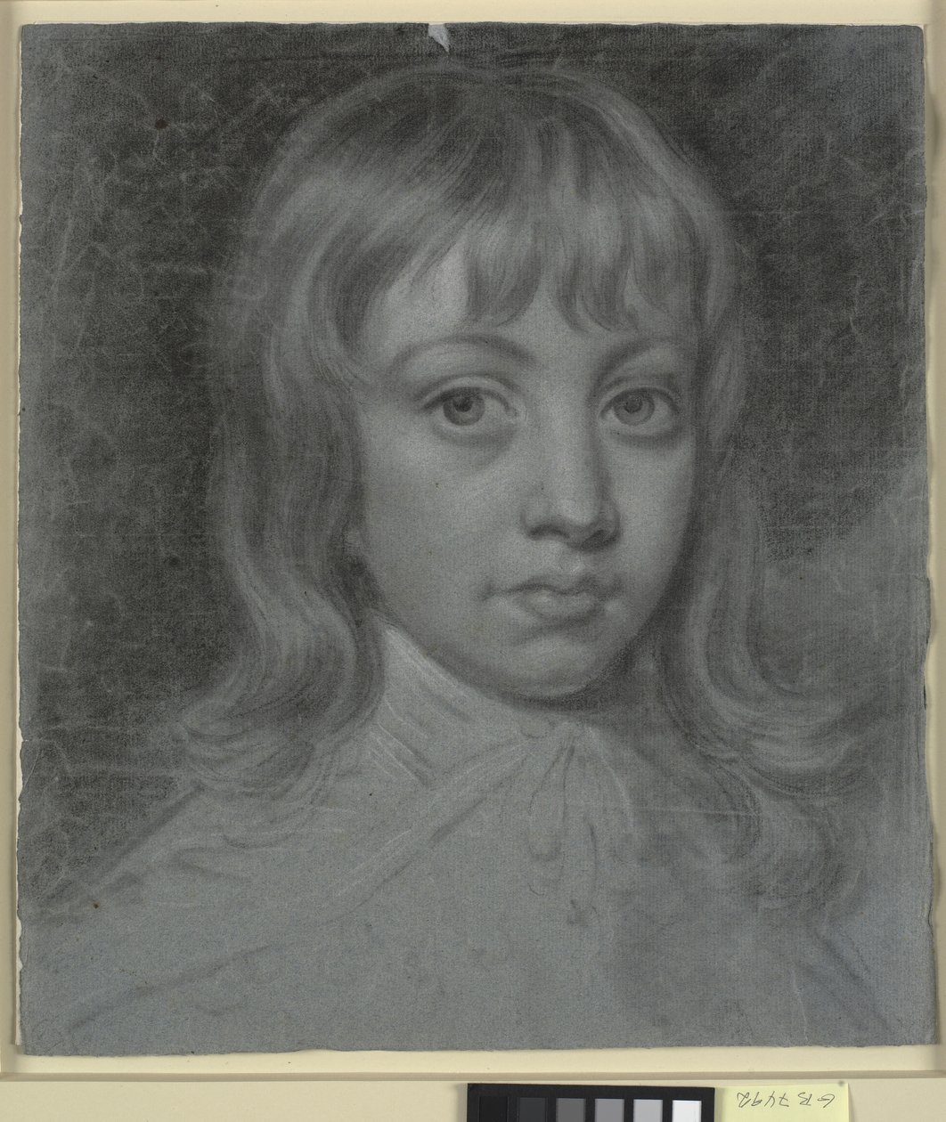 Porträt von Thomas Waller als Kind, frontal nach links von Charles Grignion d.Y.