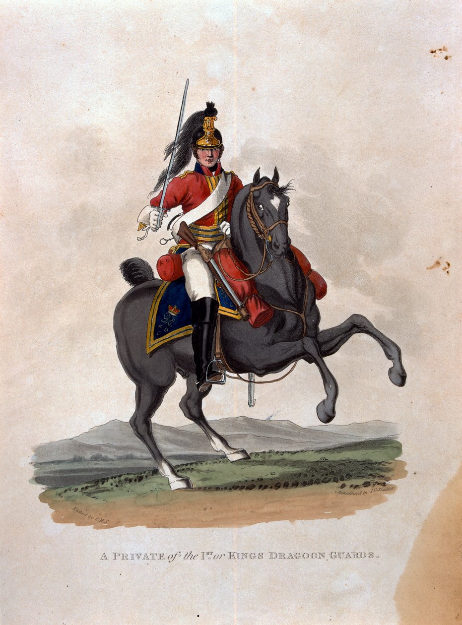 Ein Soldat der 1st oder King