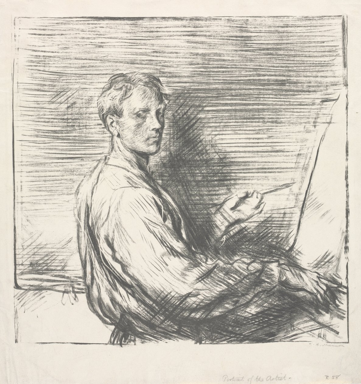 Porträt des Künstlers, Nr. 1 von Charles Hasslewood Shannon