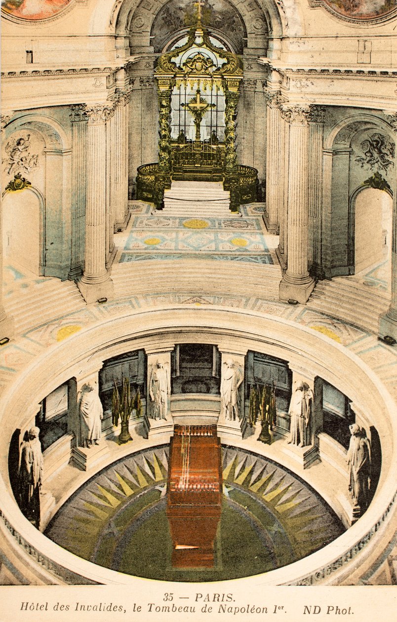Postkarte/Grab von Napoleon I./Invalides/Paris/Seine/Ile de France/Frankreich von Augustus Kollner