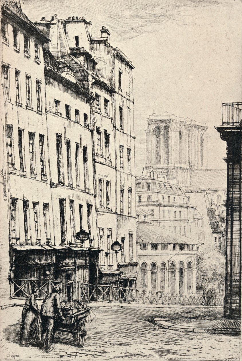 Rue de la Montagne-Ste Genevieve, 1915 von Charles Heyman