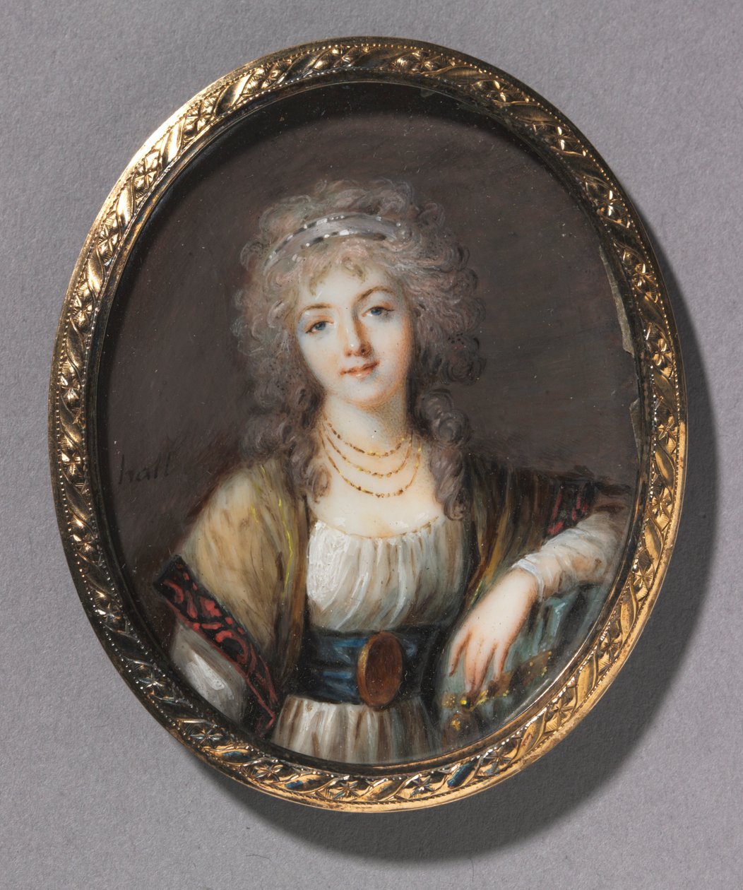 Porträt einer jungen Frau, ca. 1785 von Charles Hénard