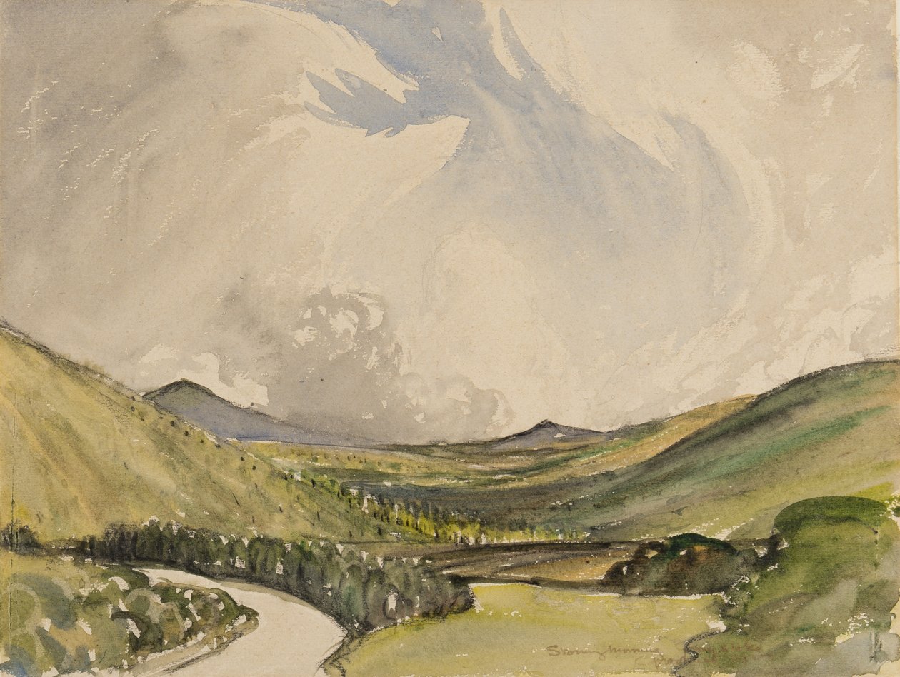 Stürmischer Morgen, Graystoke, Cumbria von Charles John Holmes