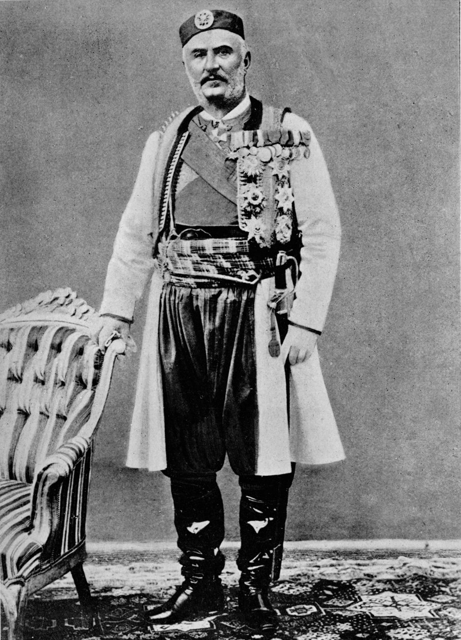 Nikolaus I., König von Montenegro, ca. 1913 von Charles J. S. Makin