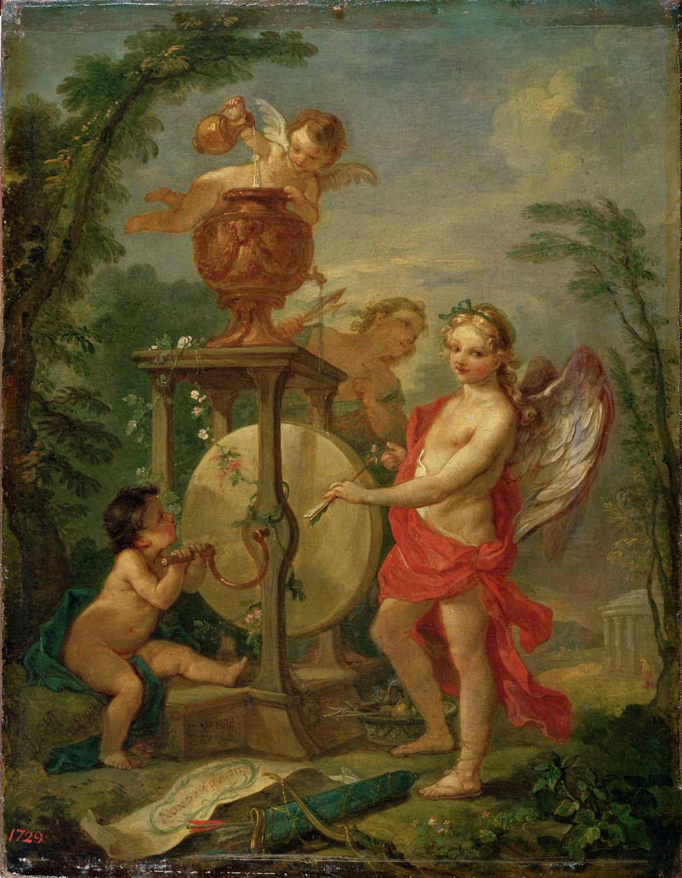 Amor schärft seinen Pfeil, 1750 von Charles Joseph Natoire