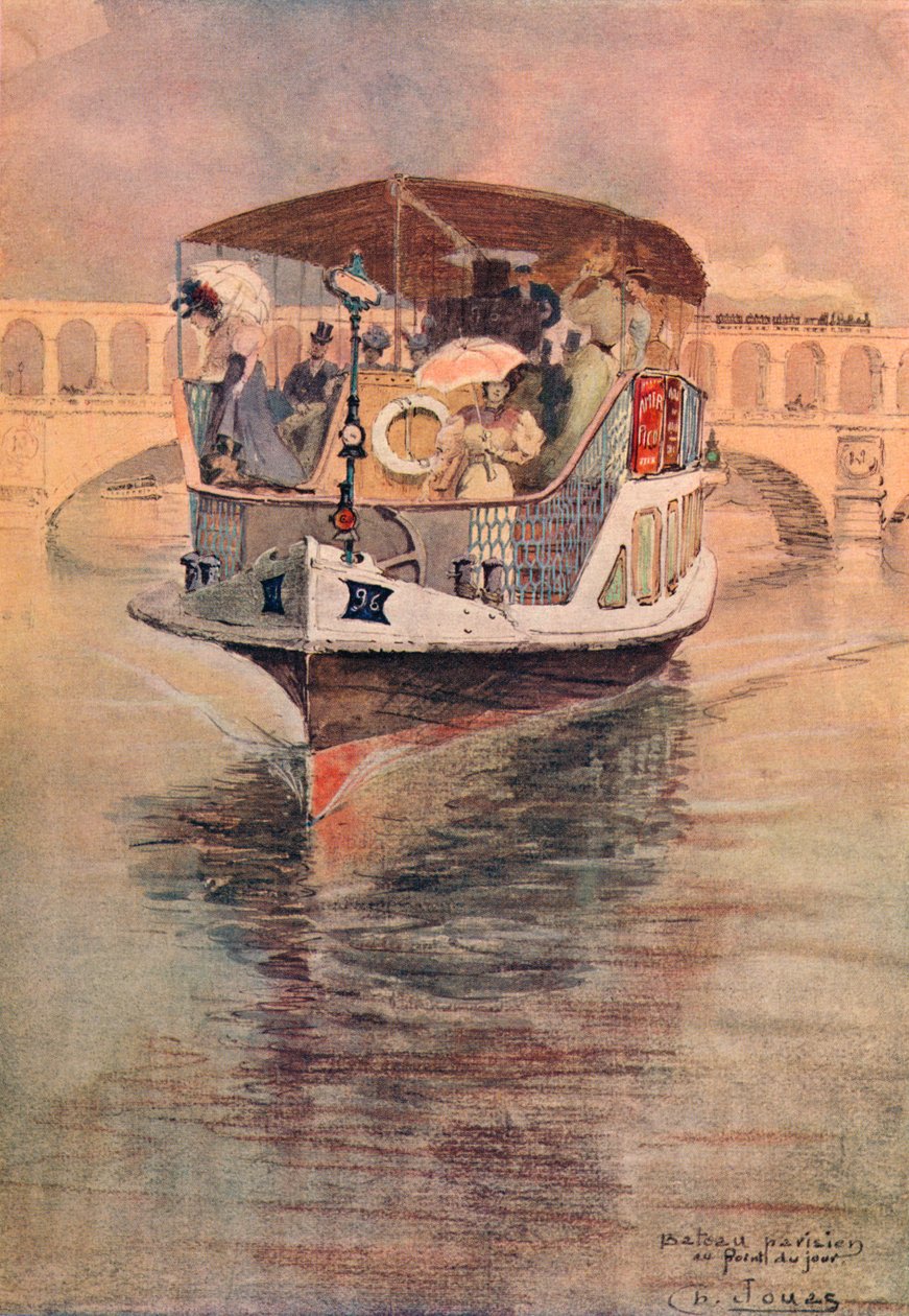Bateau-Parisien am Point du Jour von Charles Jouas