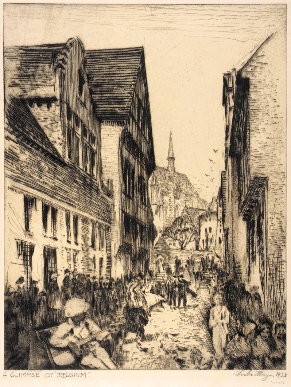 Ein Blick auf Belgien, Chicago Messe von Charles L. Morgan