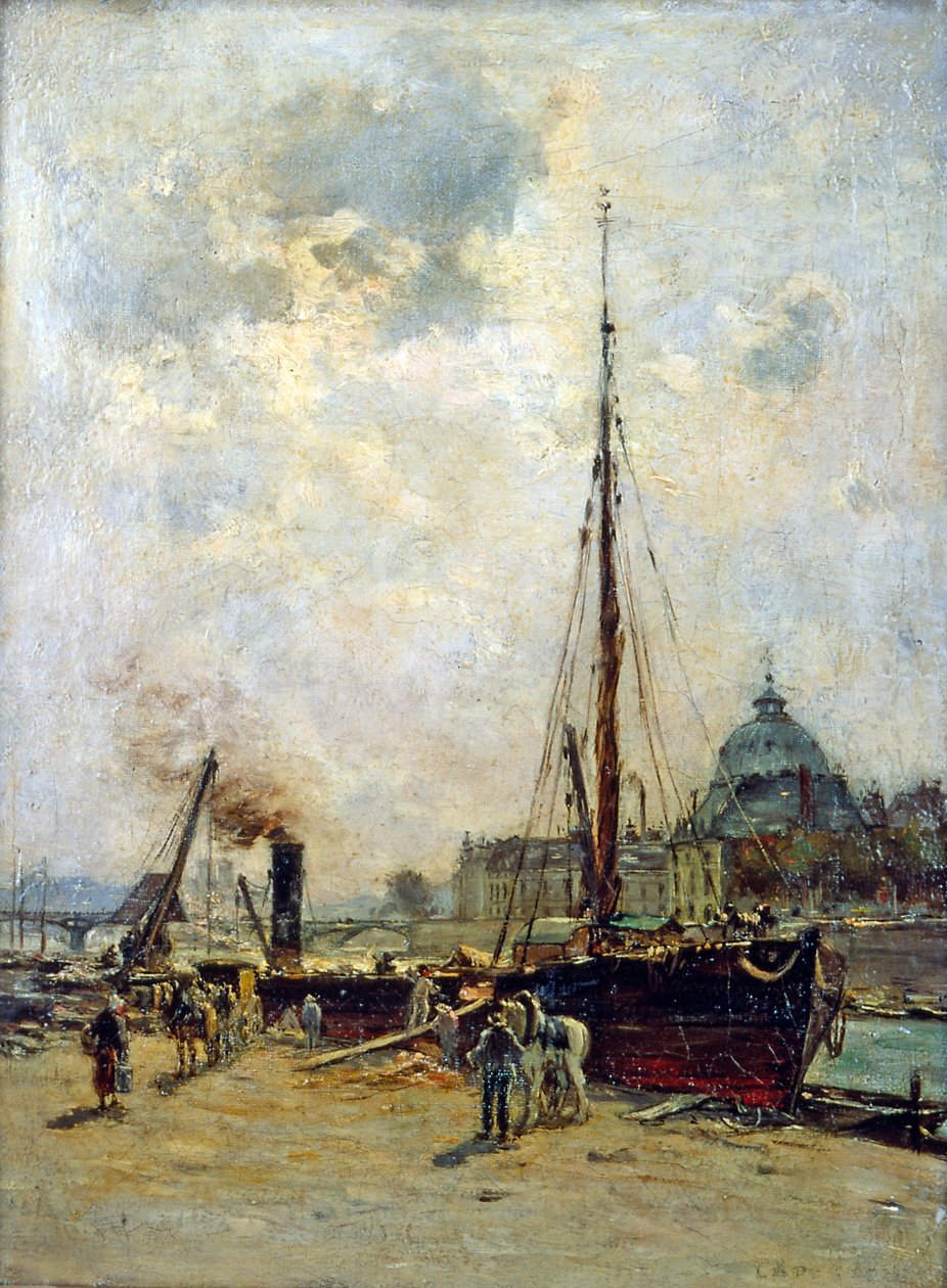 Ansicht des Instituts von Charles Lapostolet
