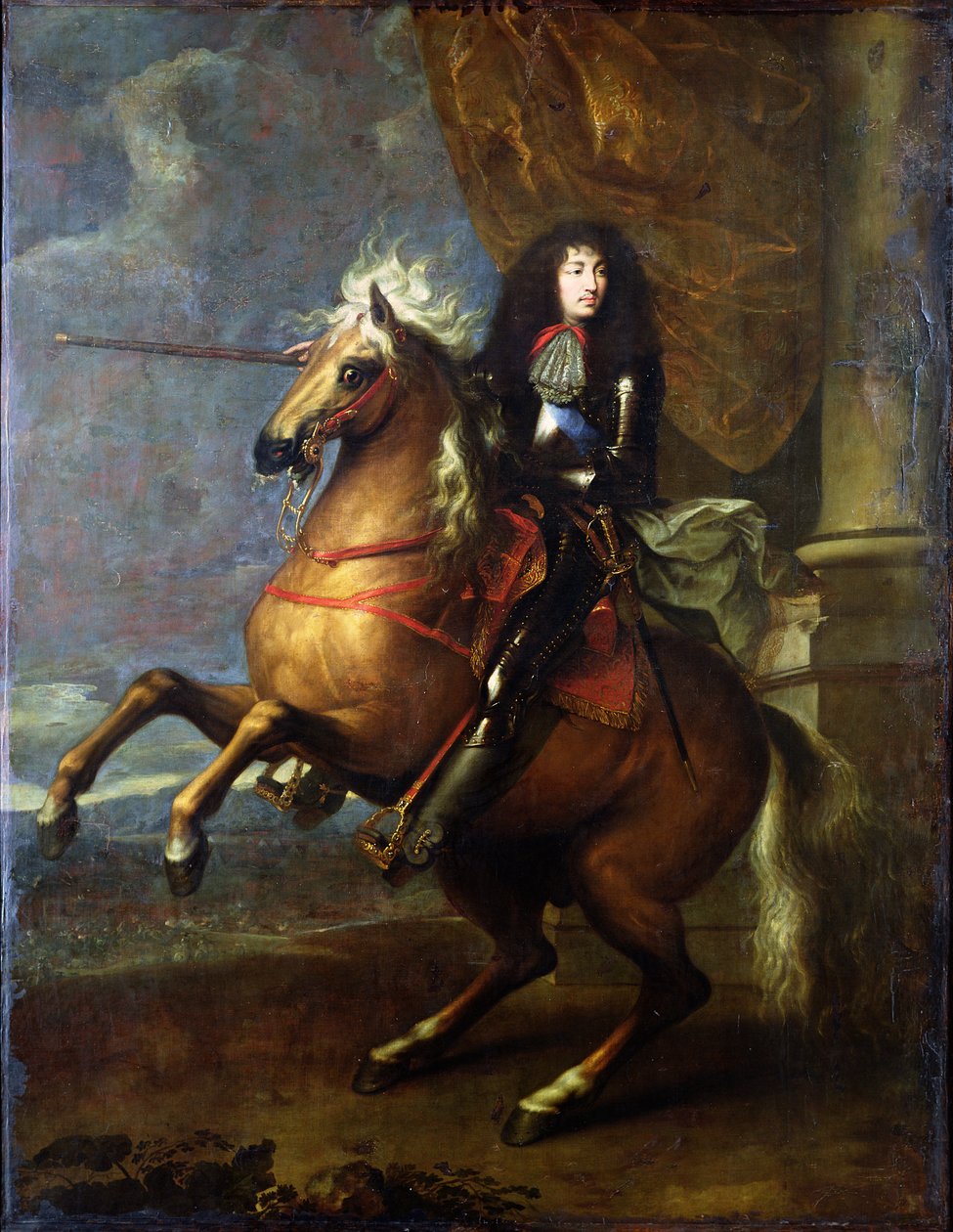 Reiterporträt von Ludwig XIV. (1638-1715) ca. 1668 von Charles Le Brun