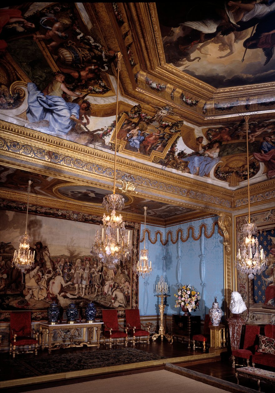 Der Salon der Musen, Schloss Vaux-Le-Vicomte von Charles Le Brun