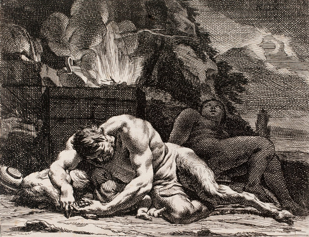 Nacht, aus der Serie Vier Tageszeiten von Charles Le Brun
