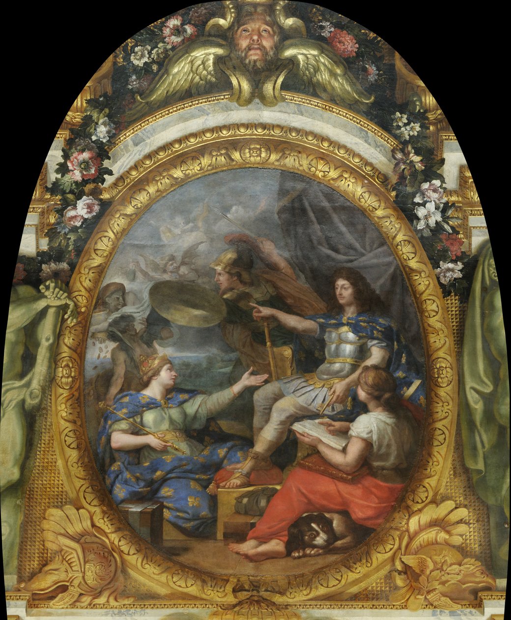 Ordnung in den Finanzen des Königreichs wiederhergestellt, 1662 von Charles Le Brun