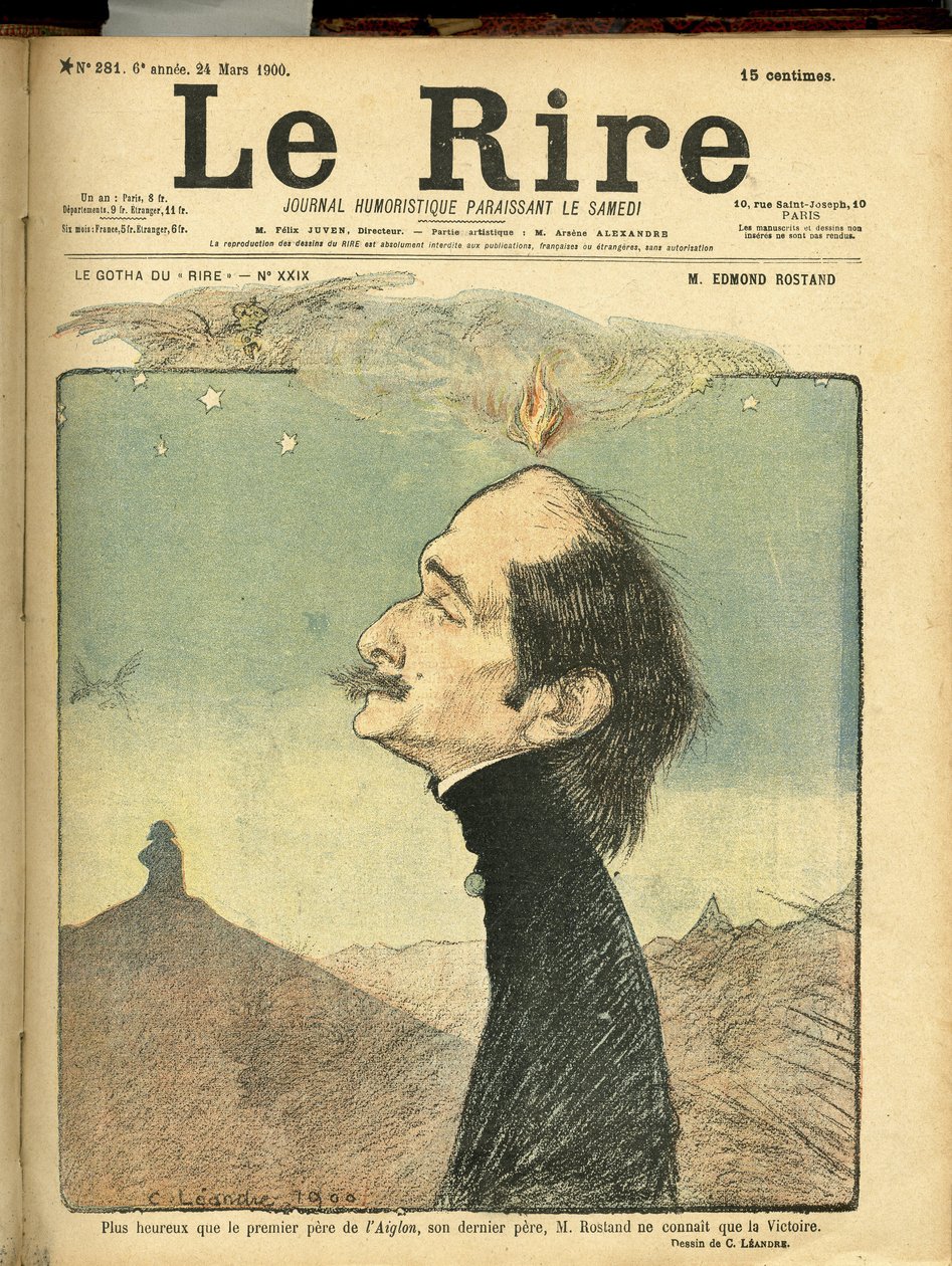 Illustration von Charles Leandre (1862-1934) für das Cover von Le Rire von Charles Leandre