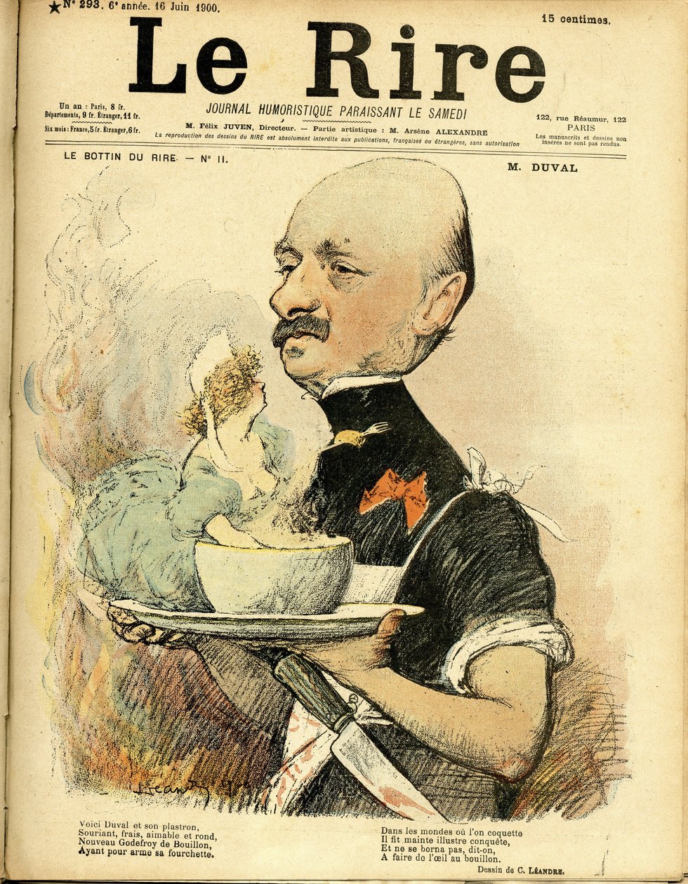 Illustration von Charles Léandre (1862-1934) für das Titelblatt von Le Rire von Charles Leandre