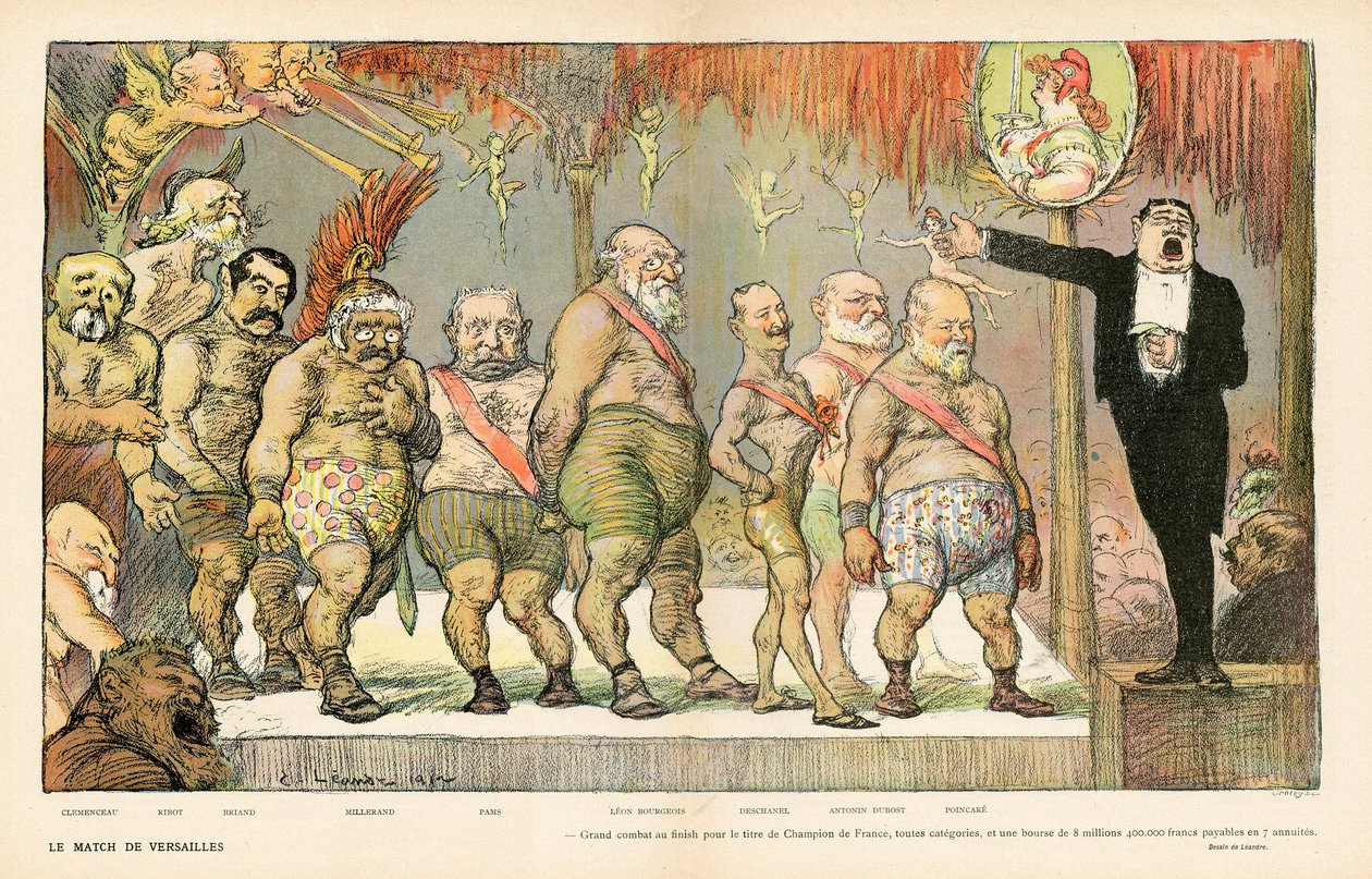Le Smile, Nummer 3, Satire in Farben von Charles Leandre