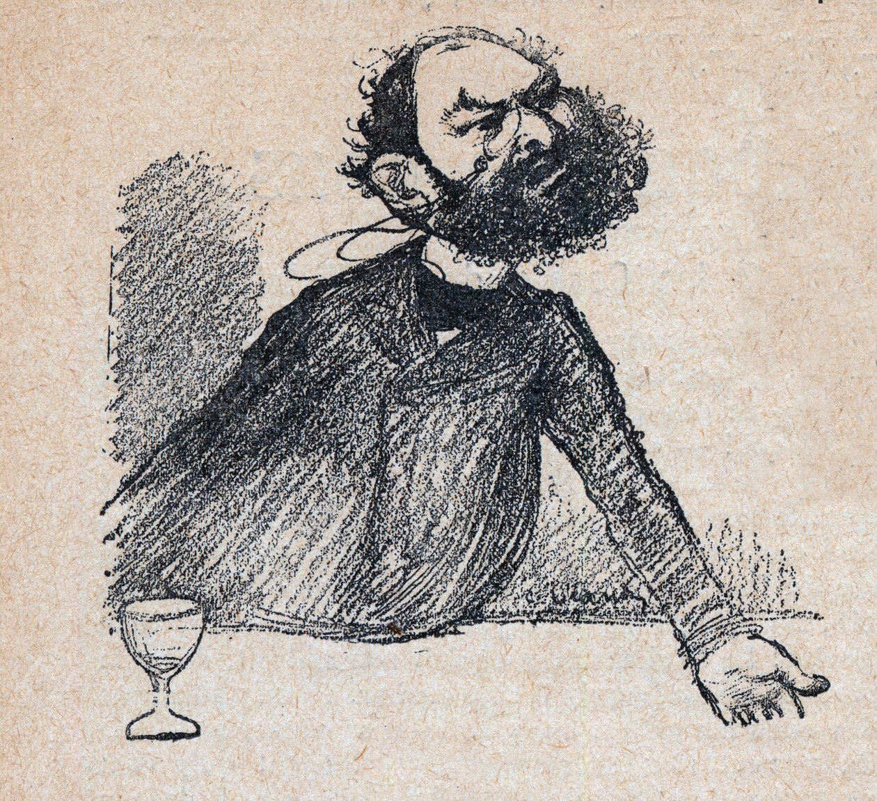 Leon Bourgeois (1851-1925) französischer Staatsmann - Gravur in „Our Dear Sovereign“ von Paul Bosq - Illustration von Charles Leandre (1862-1934) 1898 von Charles Leandre