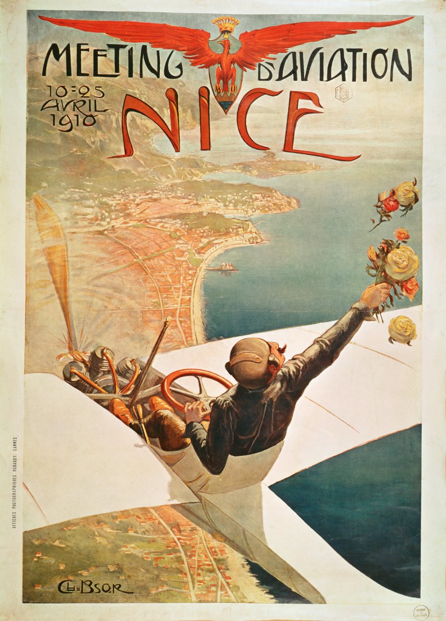 Flugtreffen in Nizza von Charles Leonce Brosse