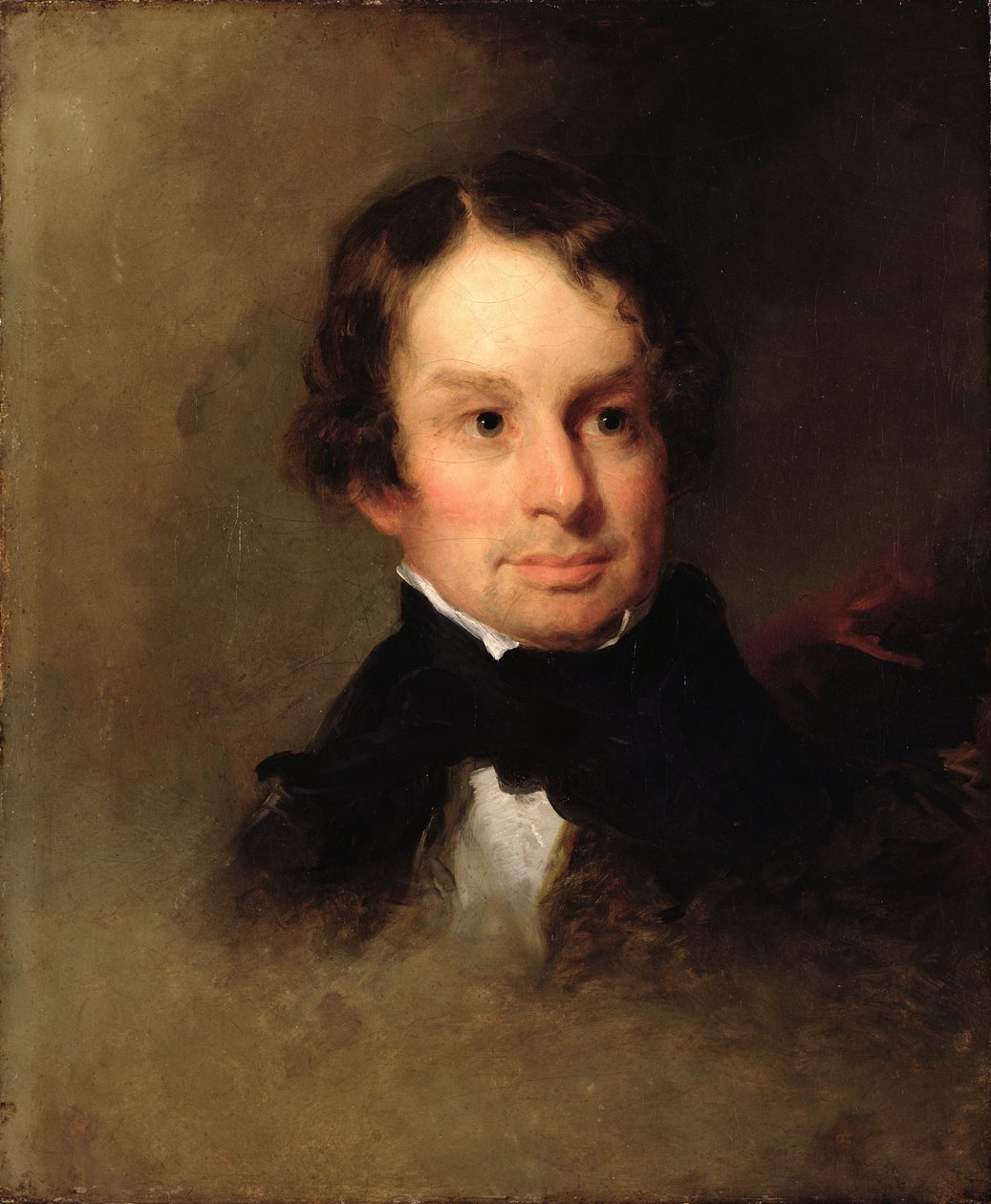 Porträt von Henry Wadsworth Longfellow (1807-82) von Charles Loring Elliot