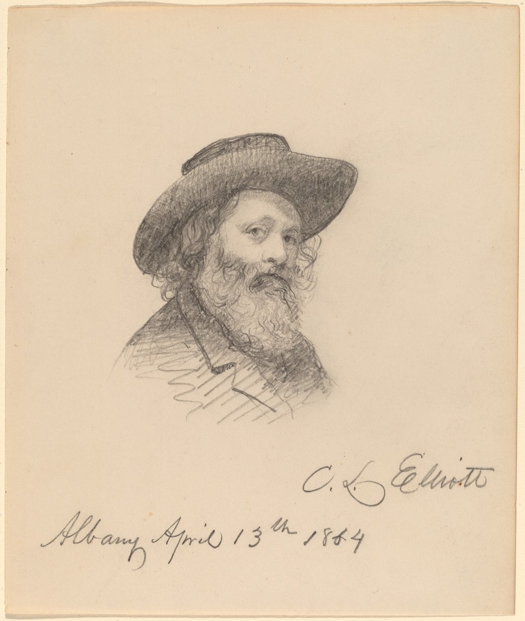 Porträt des Künstlers Asa W. Twitchell von Charles Loring Elliott