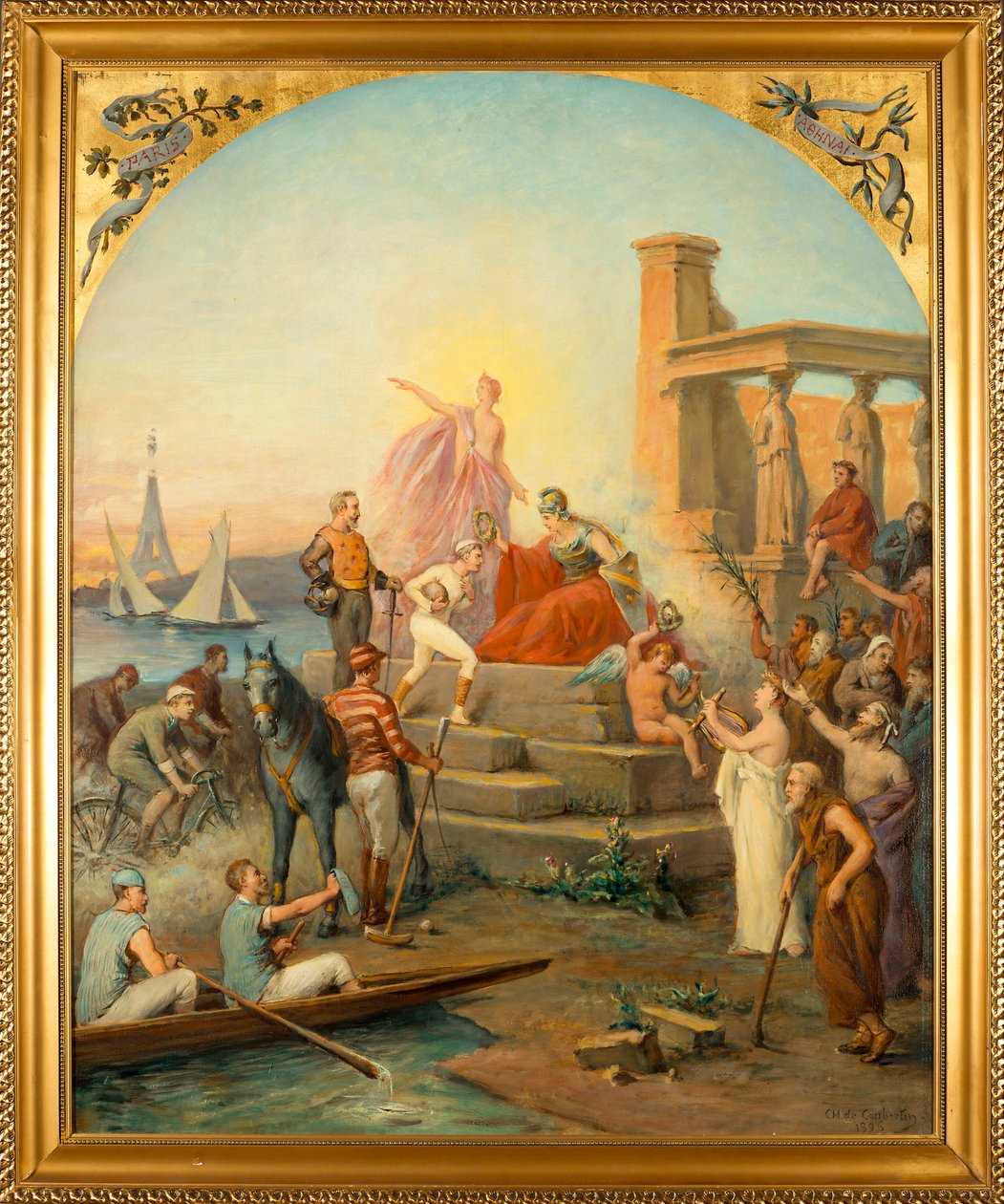 Allegorie des Sports von Charles Louis Fredy de Coubertin