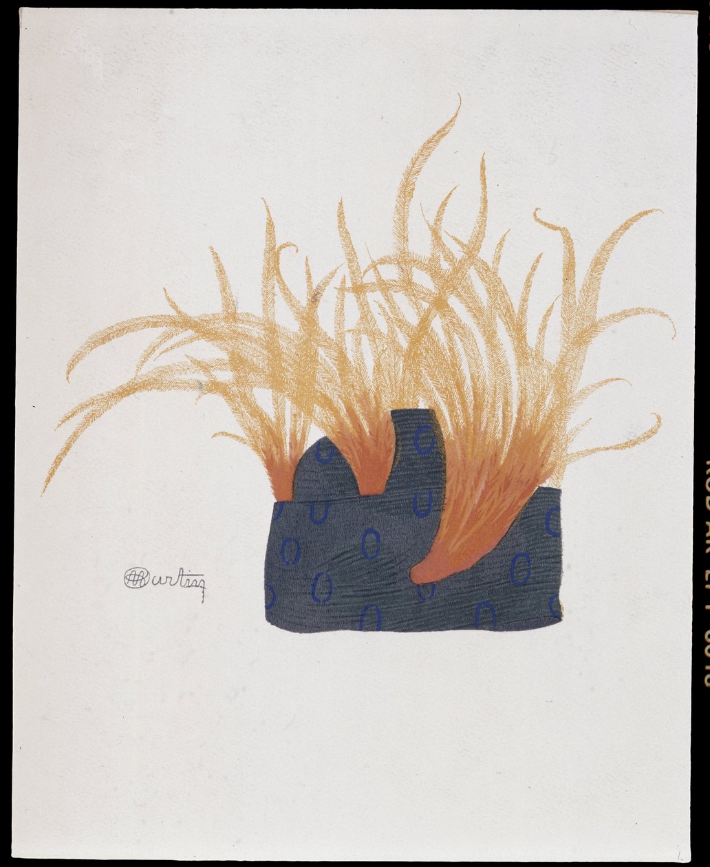 Gefiederter Hut - „La Mode en 1912“ von Marcelle Demay, Illustration von Charles Martin (1884-1934) von Charles Martin