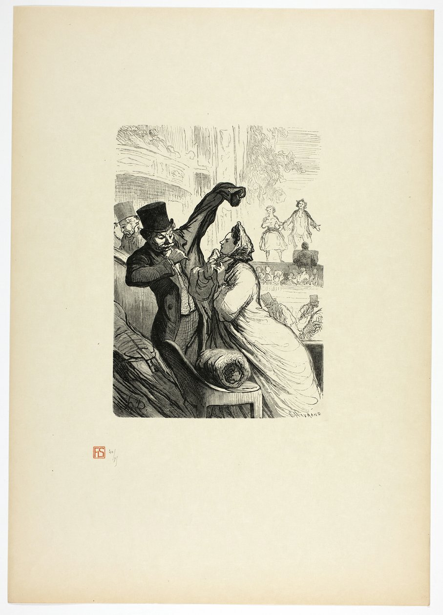 Das letzte Couplet, aus Tirage Unique de Trente-Six Bois von Charles Maurand