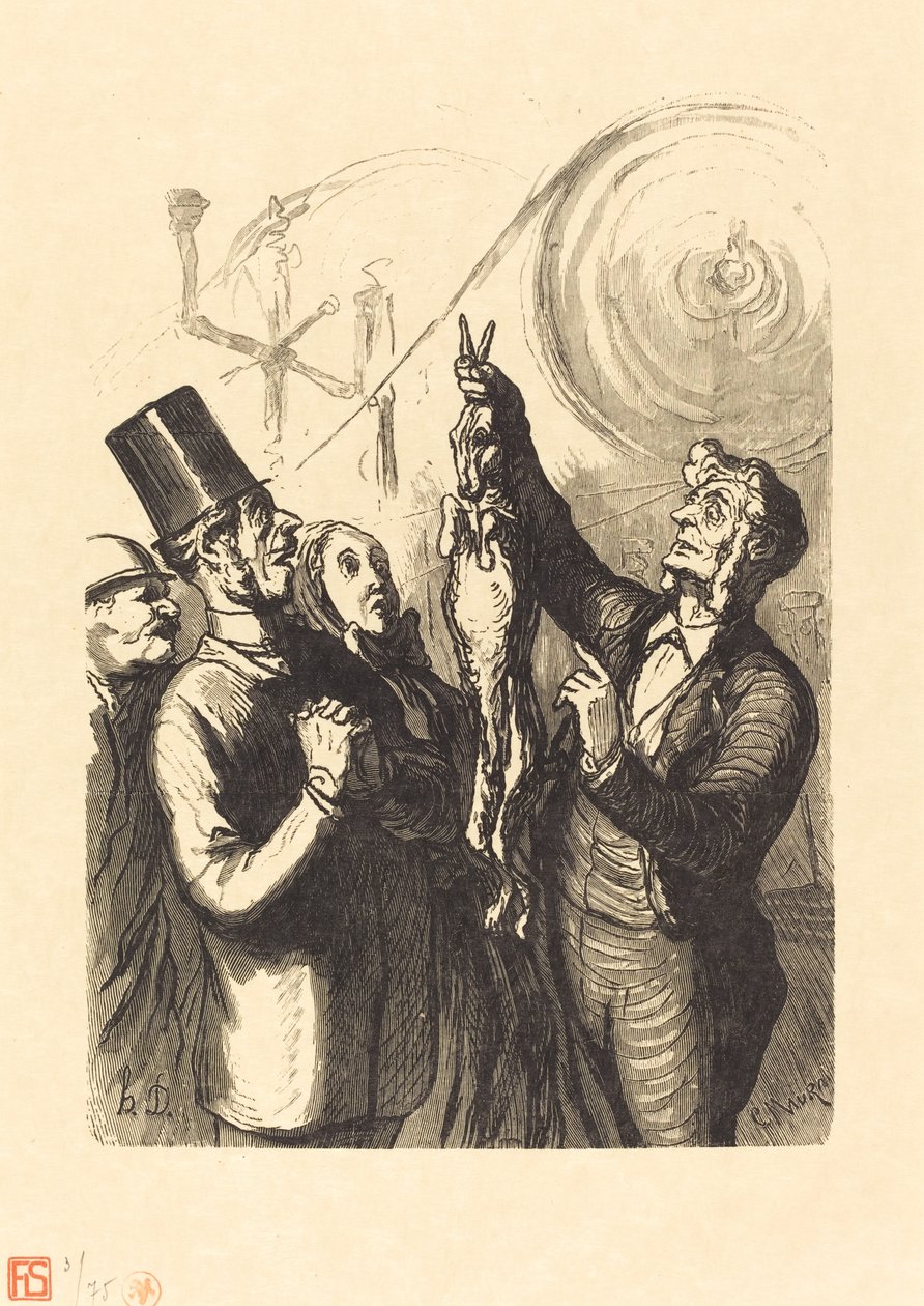 Weltausstellung: Der Filzhutmacher von Charles Maurand after Honoré Daumier