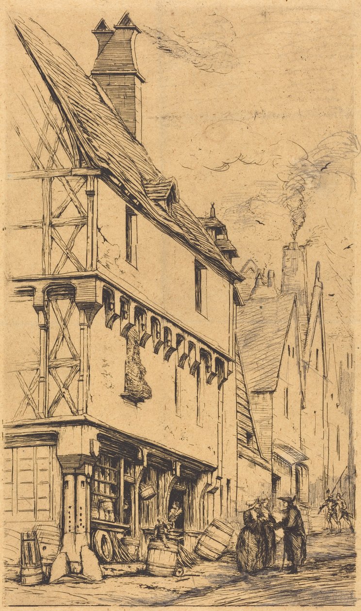 Altes Haus in Bourges, genannt 