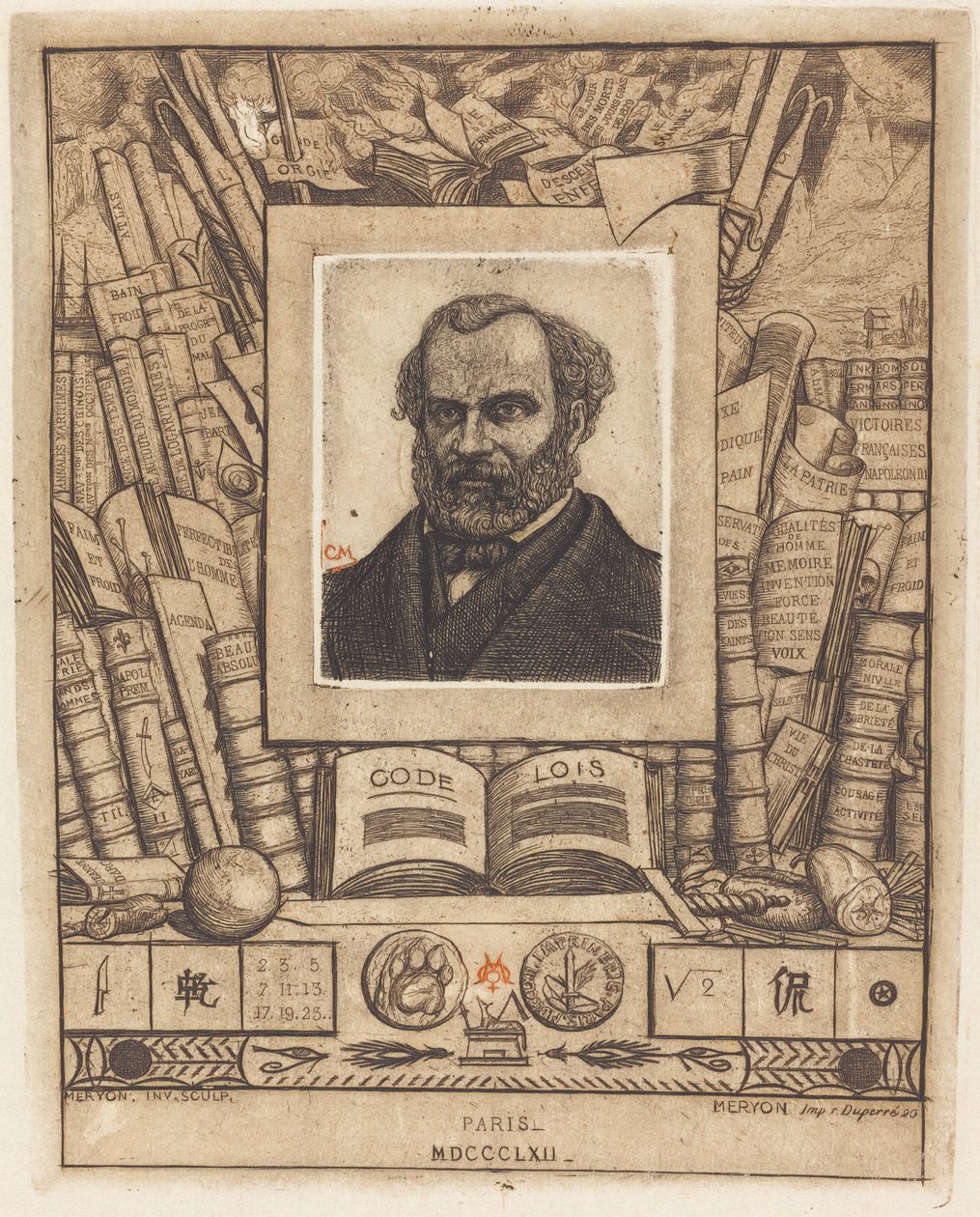 Armand Guéraud von Charles Meryon
