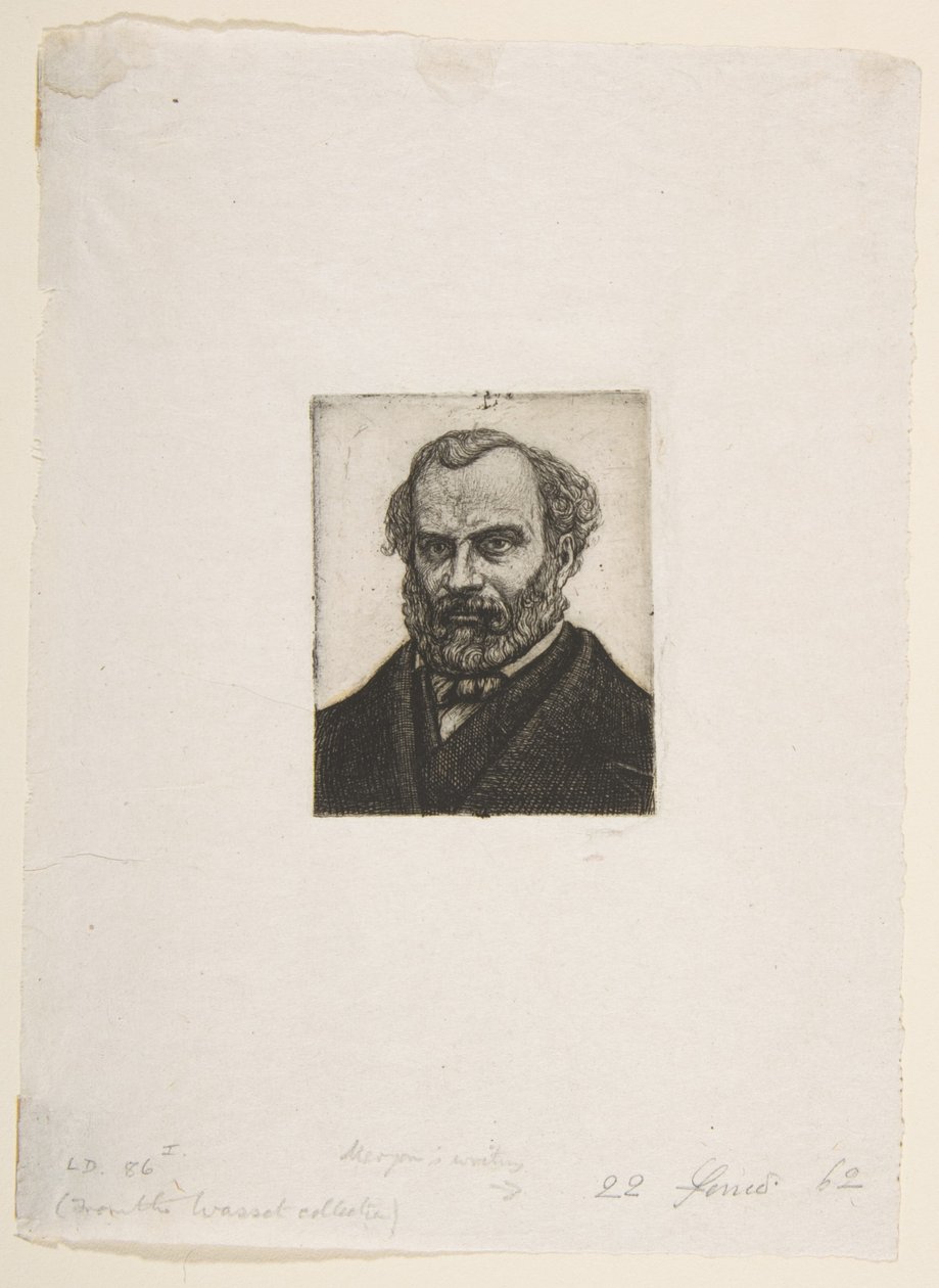 Armand Guéraud aus Nantes, Drucker und Schriftsteller von Charles Meryon
