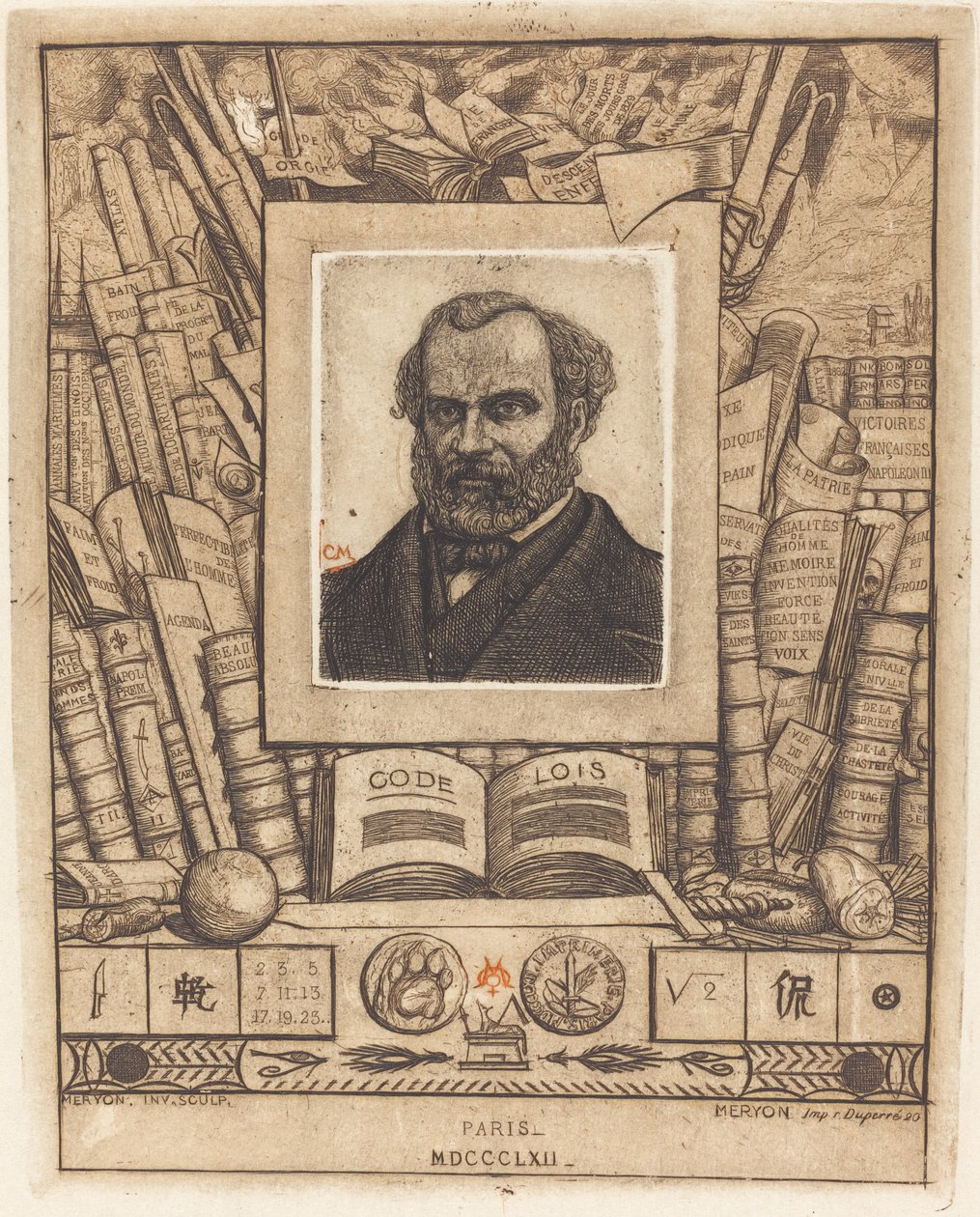 Armand Guéraud von Charles Meryon