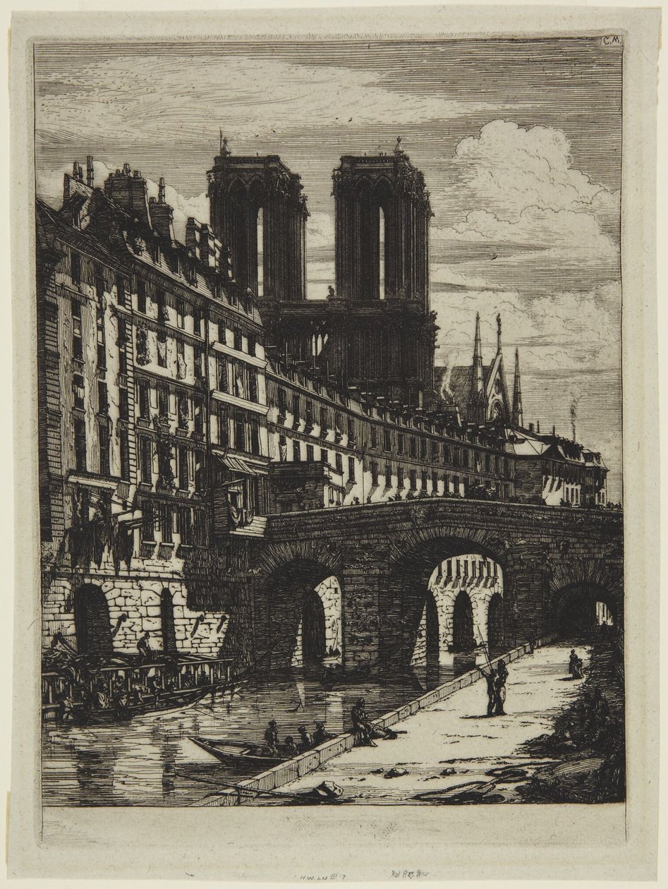 Die Kleine Brücke von Charles Meryon
