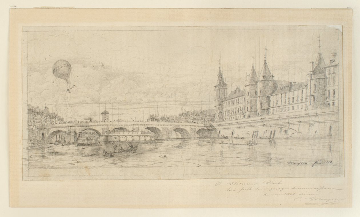 Die Pont au Change, Paris von Charles Meryon