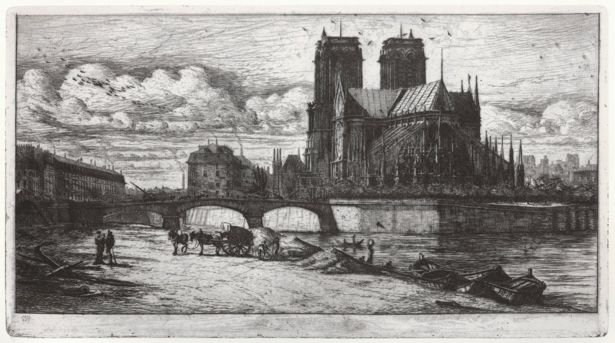 Notre Dame de Paris von Charles Meryon