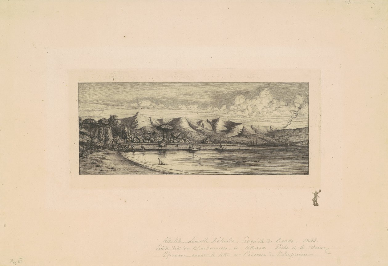 Banks-Halbinsel, Neuseeland von Charles Meryon