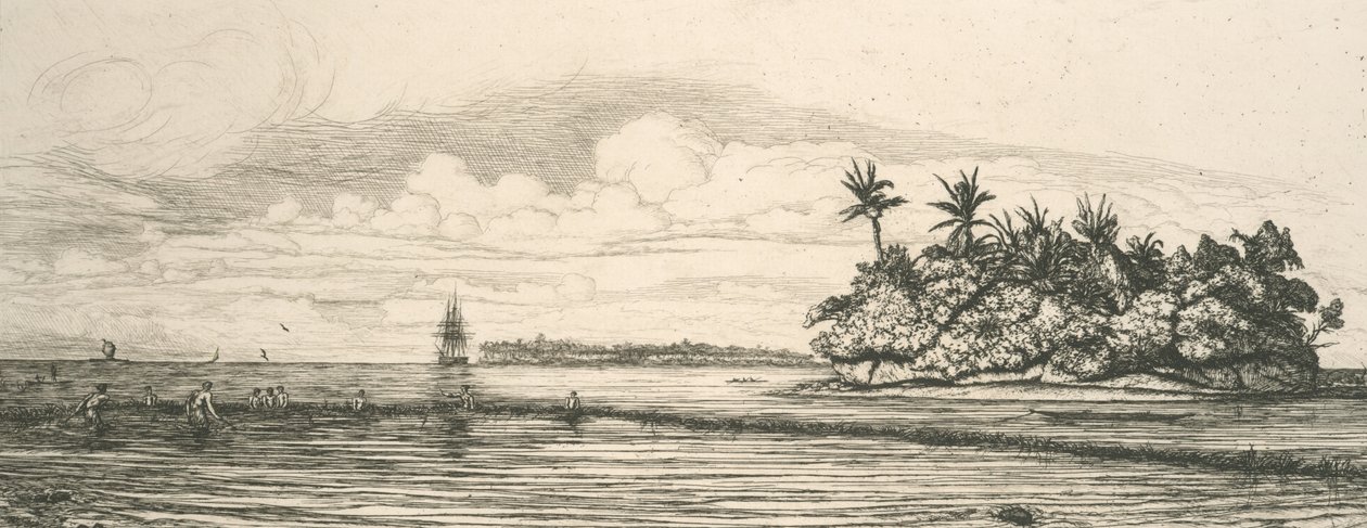 Ozeanien, Inseln bei Uvea von Charles Meryon