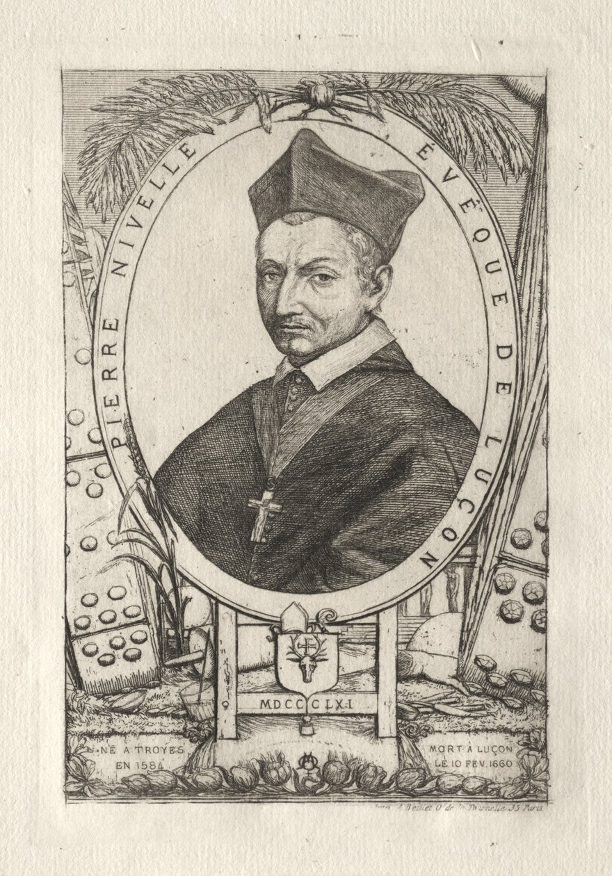 Pierre Nivelle, Bischof von Luçon von Charles Meryon