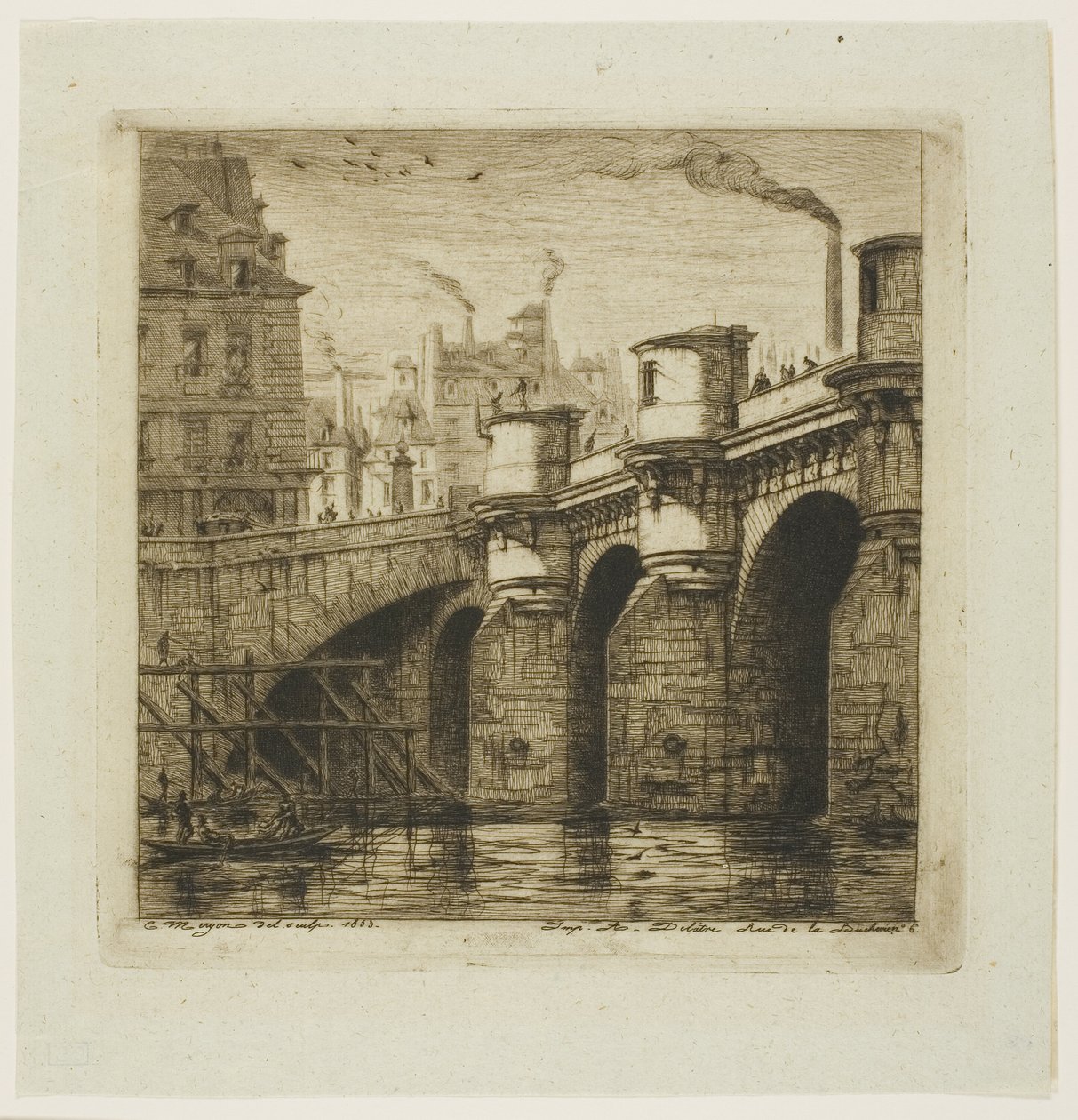 Pont-Neuf, Paris von Charles Meryon