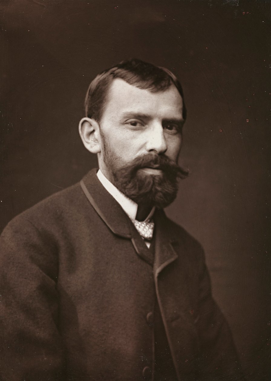 Album Artistique et Biographique, 6me année, Salon 1885; Porträt des französischen Malers Victor Gabriel Gilbert (1847-1933) von Charles Michelez
