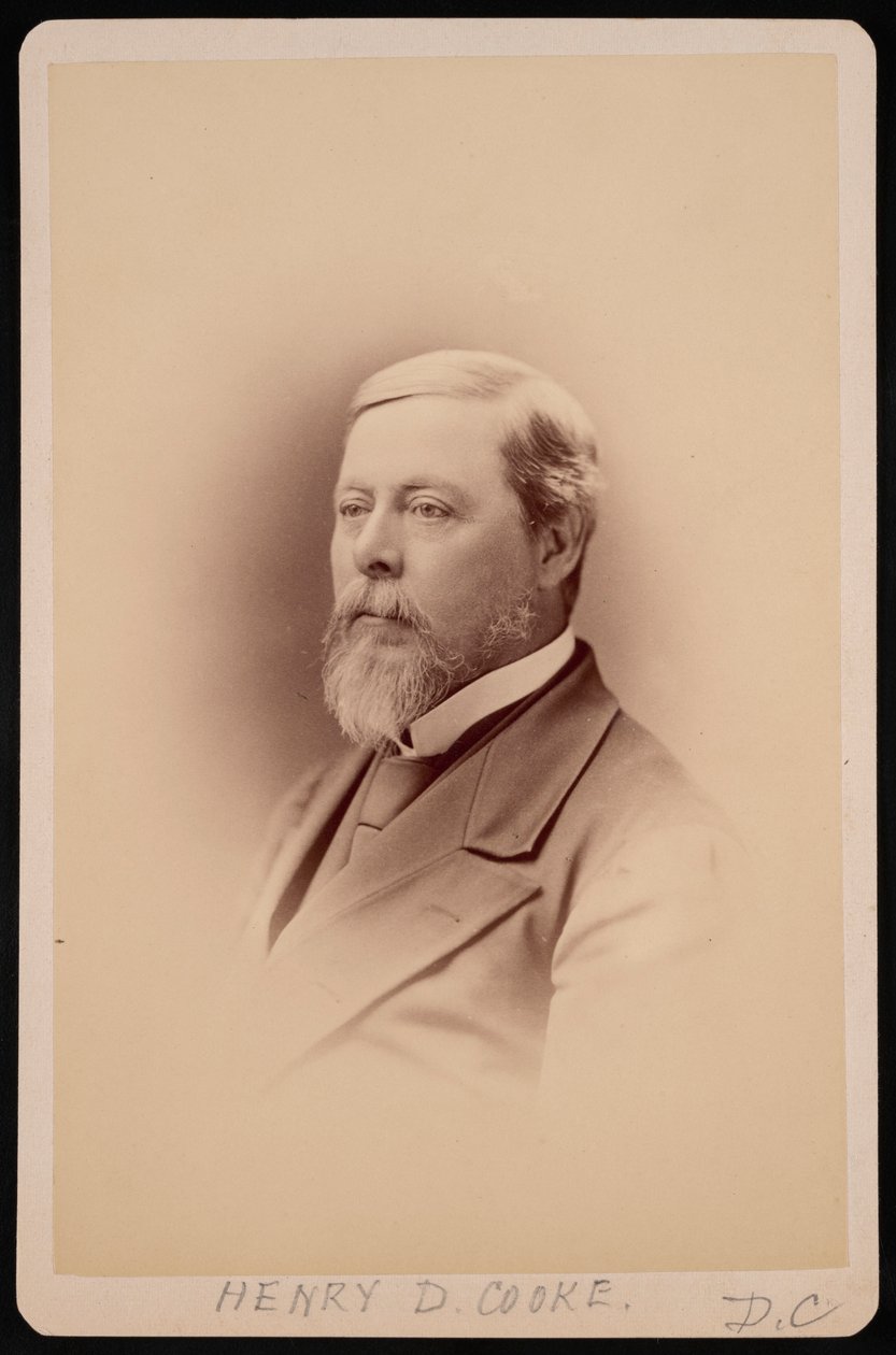 Porträt von Henry David Cooke 1825-1881, vor 1881 von Charles Milton Bell