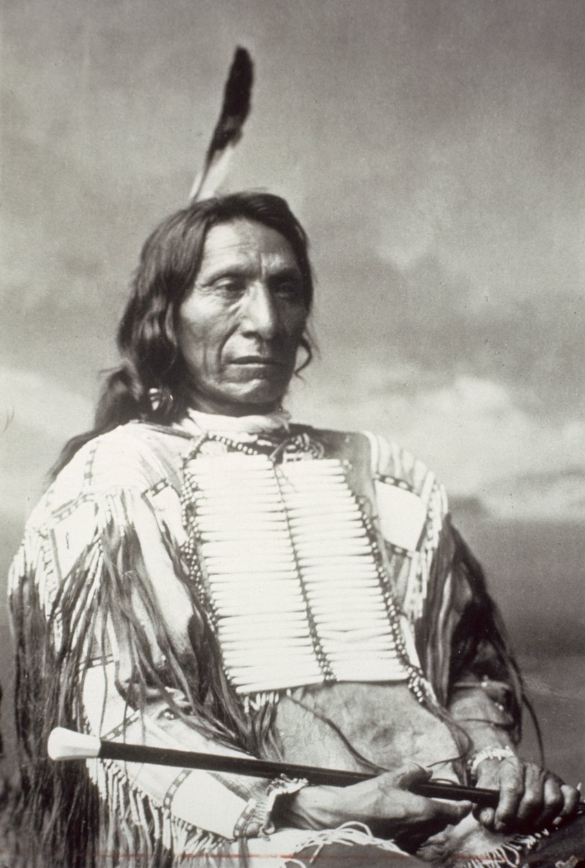 Häuptling Red Cloud (1822-1909) 1880 von Charles Milton Bell