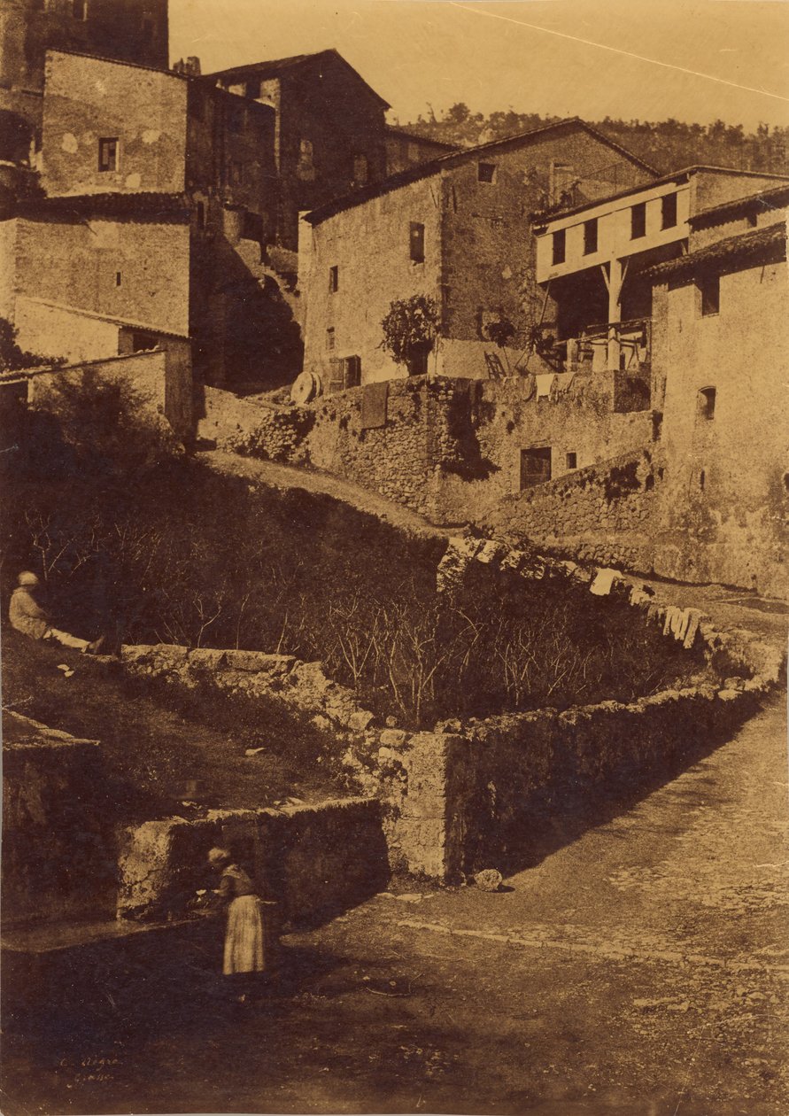 Eine Straße in "Grasse" von Charles Nègre