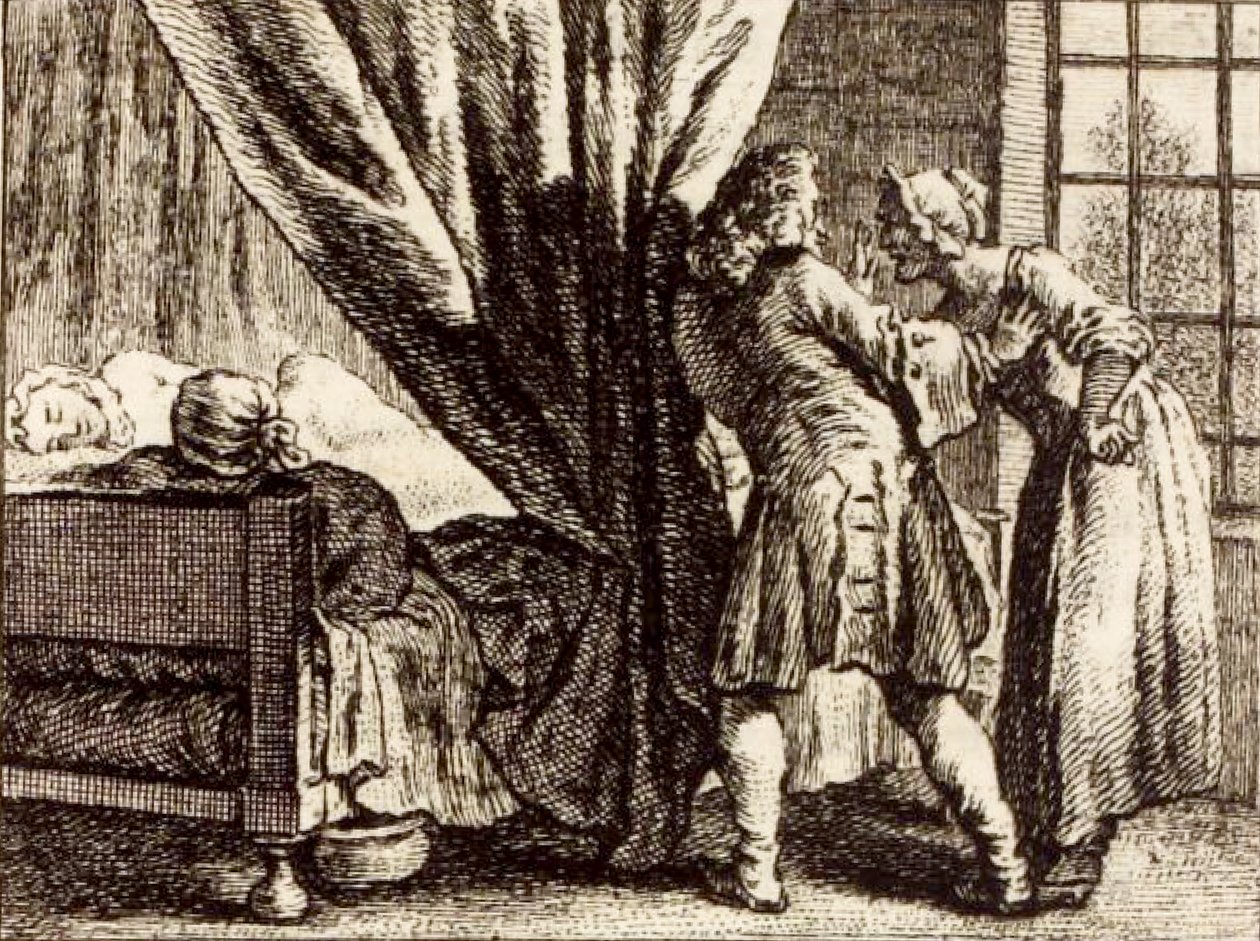 Die Nachtigall von Charles Nicolas Cochin