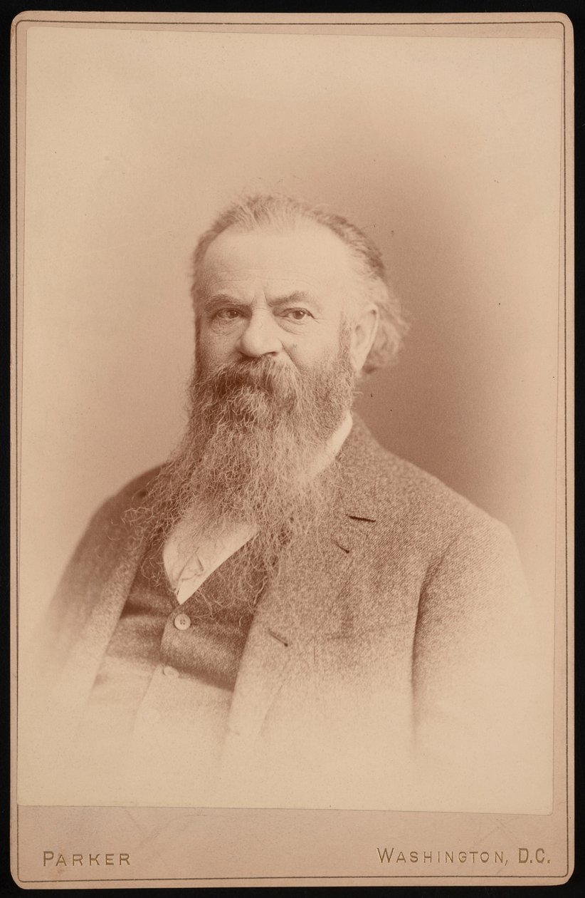 Porträt von John Wesley Powell 1834-1902, 1885 von Charles Parker